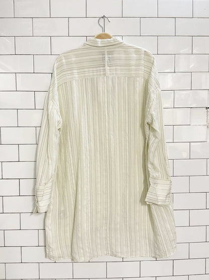 nwt zara oversized striped shirt - good market thrift store