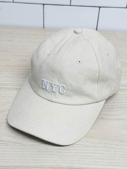 nyc 1987 embroidered cotton hat - good market thrift store