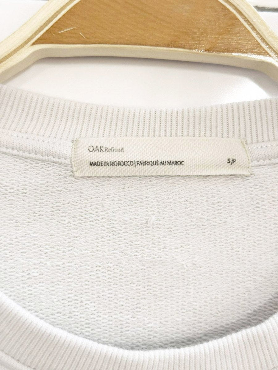 oak and fort refined oversized sweatshirt - good market thrift store