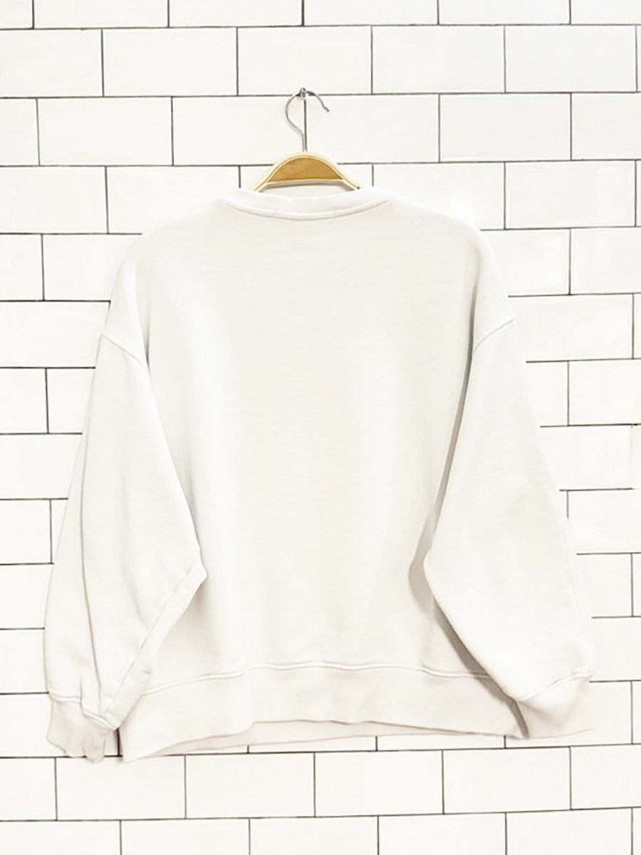 oak and fort refined oversized sweatshirt - good market thrift store