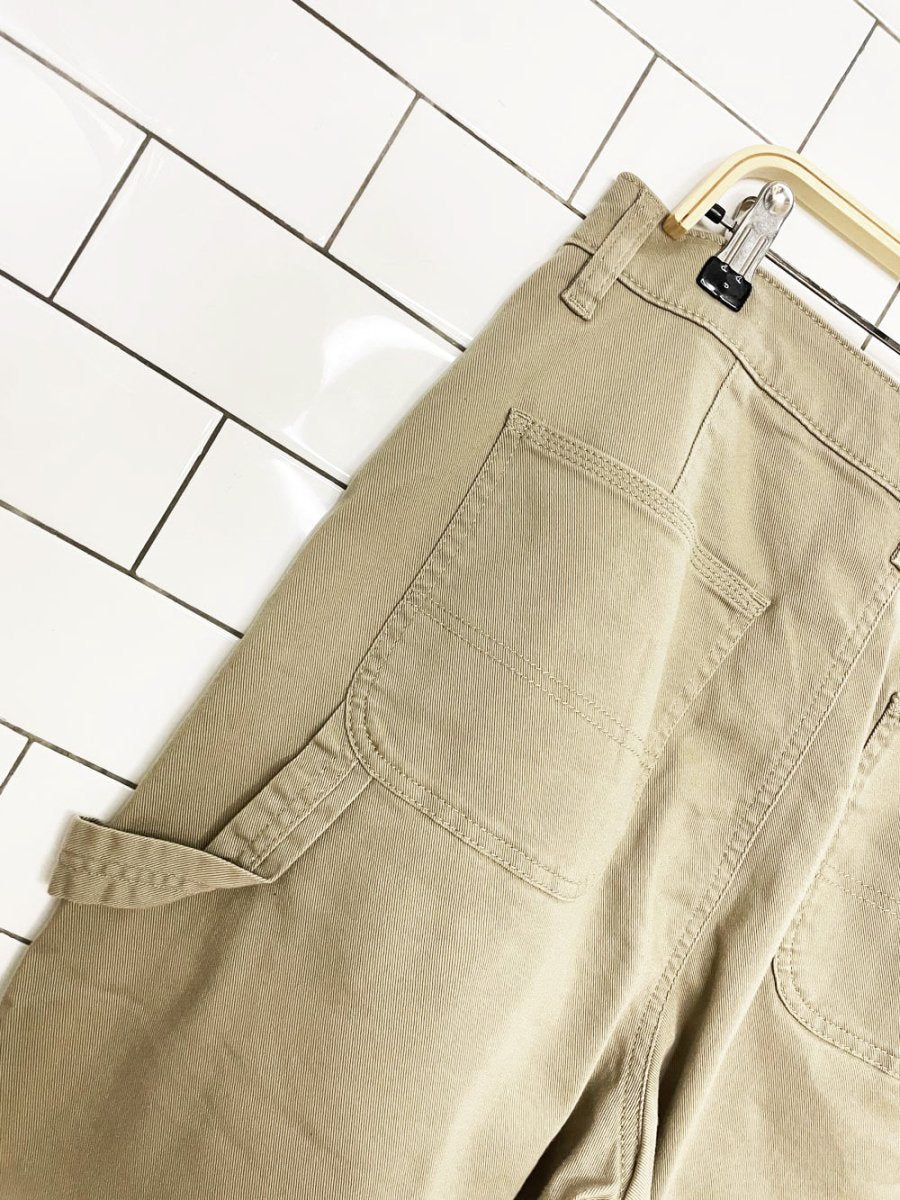 oak + fort double knee twill baggy carptenter pants - good market thrift store