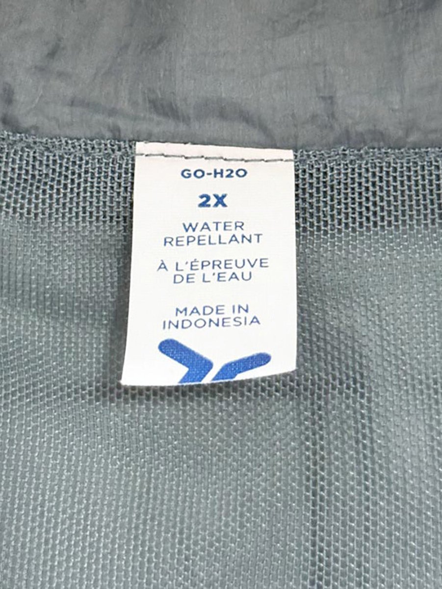 old navy go - h2o nylon water repellent cinch sleeve full zip jacket - good market thrift store