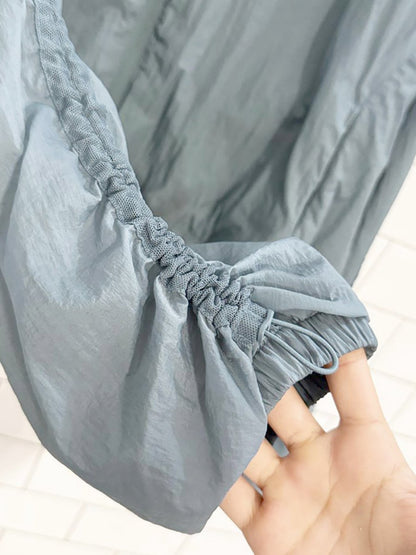 old navy go - h2o nylon water repellent cinch sleeve full zip jacket - good market thrift store