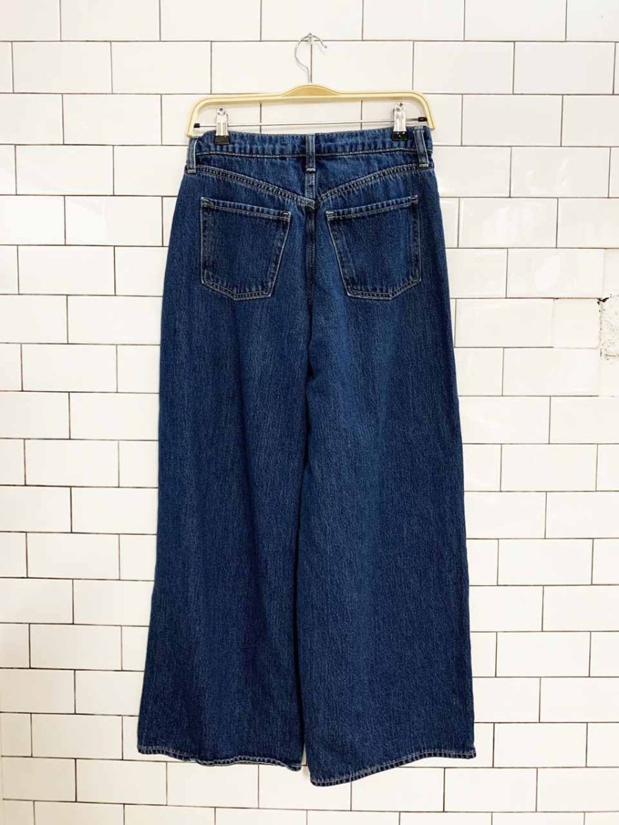 old navy high rise baggy wide leg jeans - good market thrift store