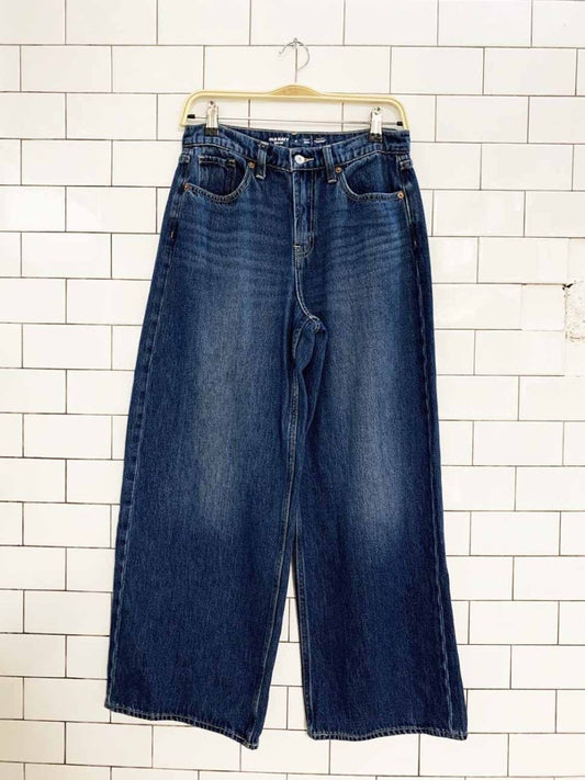 old navy high rise baggy wide leg jeans - good market thrift store