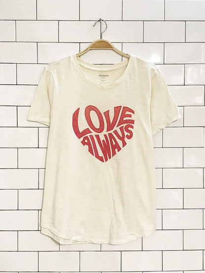 old navy love always graphic tee - good market thrift store