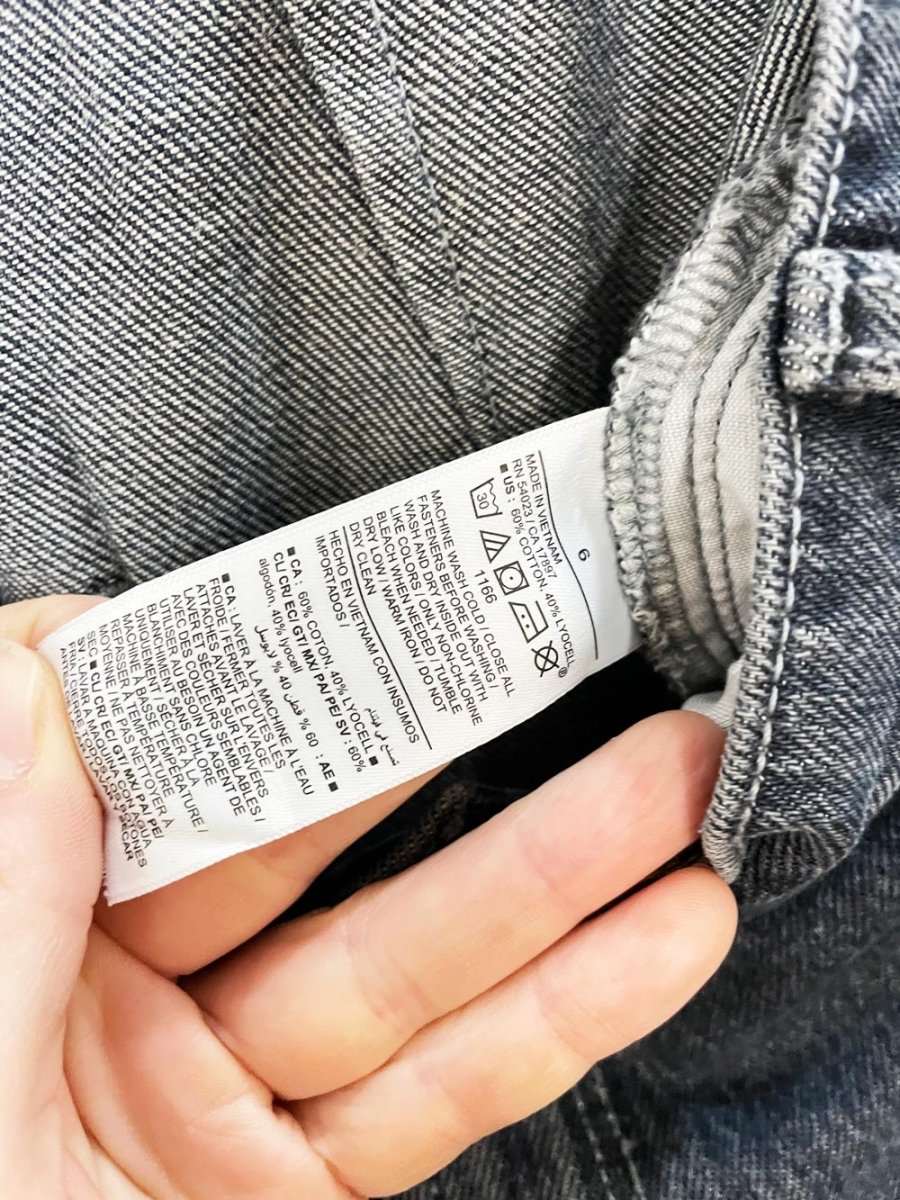 old navy mid rise cargo denim midi skirt - good market thrift store