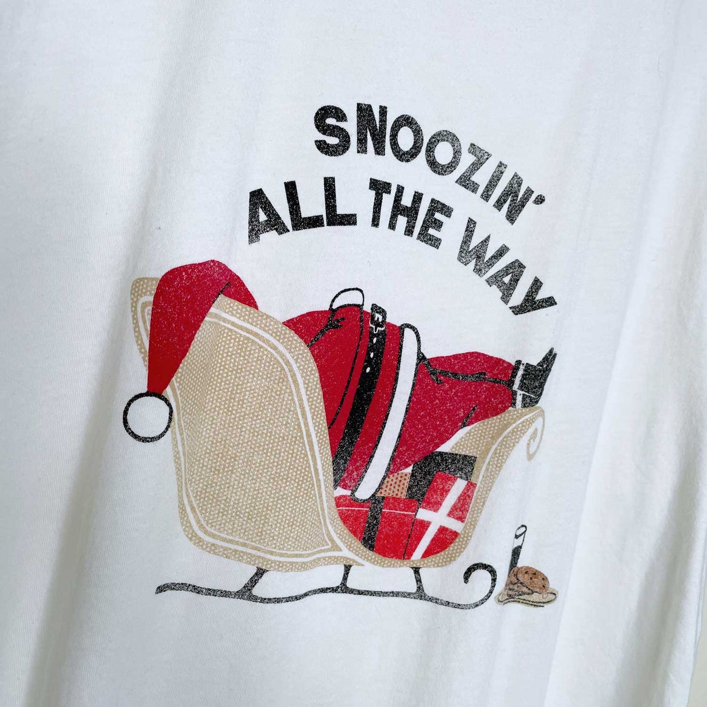 old navy santa snoozin all the way tee - size xl tall