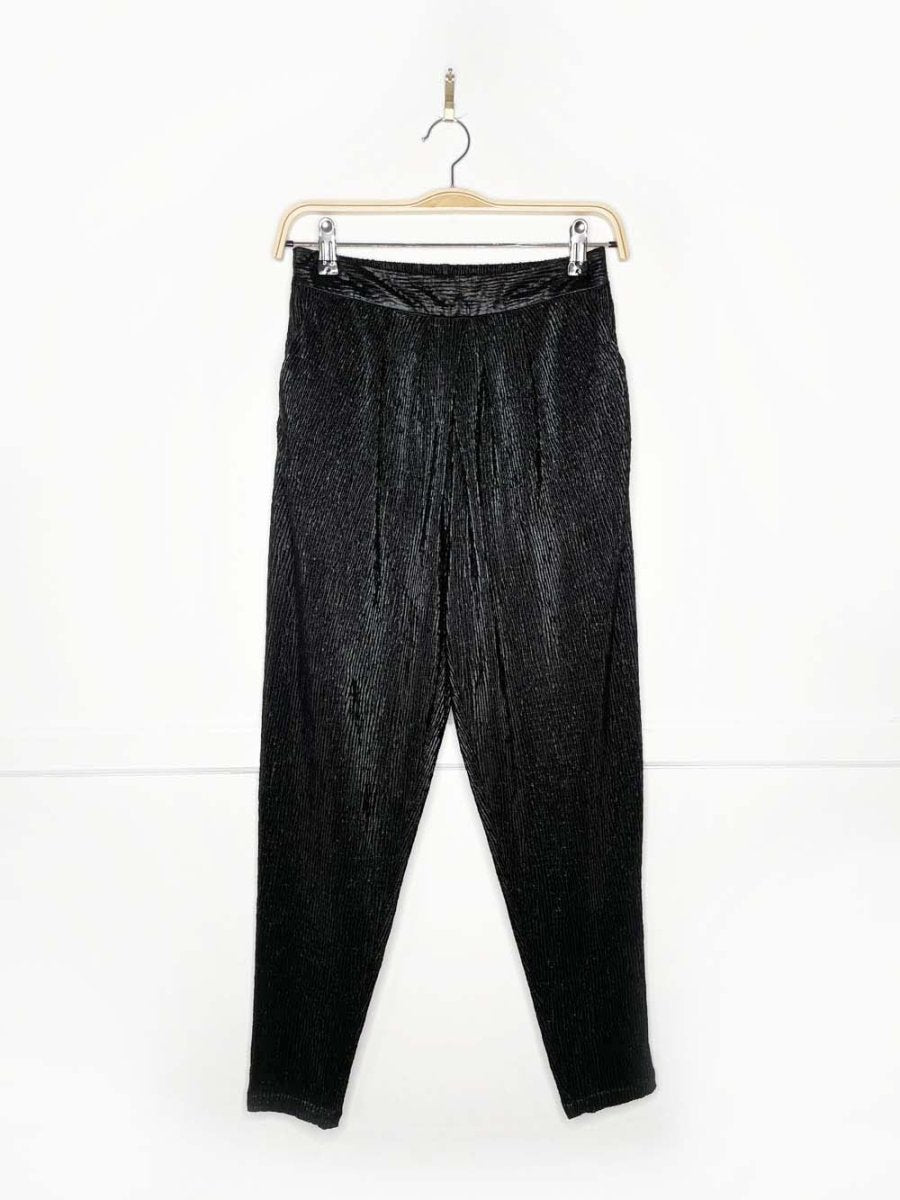 only pleated crinkle shine ankle pant - good market thrift store