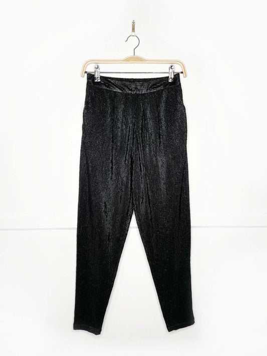 only pleated crinkle shine ankle pant - good market thrift store