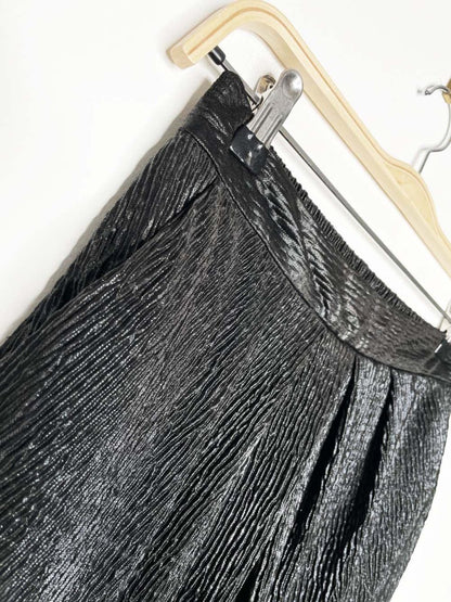 only pleated crinkle shine ankle pant - good market thrift store