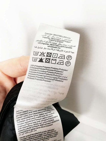 only pleated crinkle shine ankle pant - good market thrift store