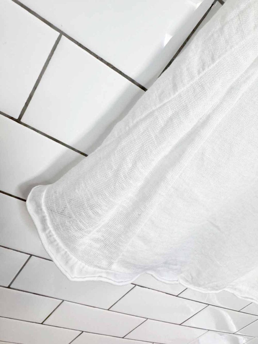 orange amore 100% linen knit combo oversized tee | made in Italy - good market thrift store