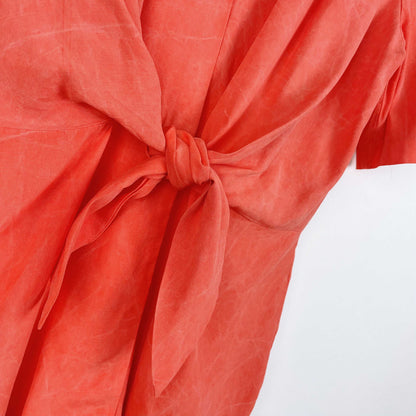 vintage petite sophisticate tie front blouse