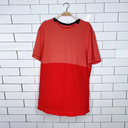 lululemon 2013 precise tee mesh - size large