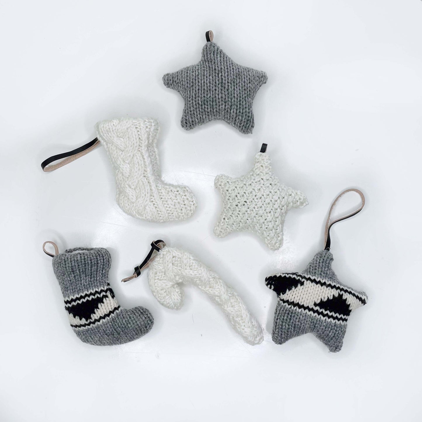 handmade knit plush ornament