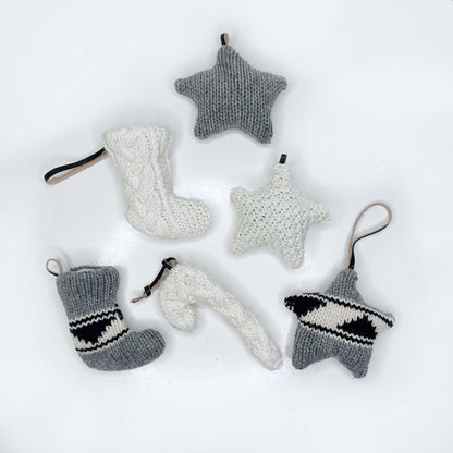 handmade knit plush ornament