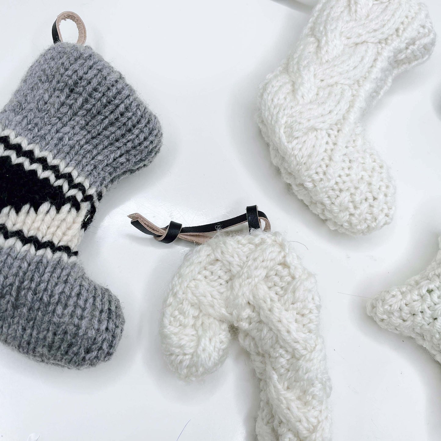 handmade knit plush ornament