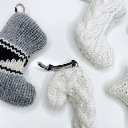 handmade knit plush ornament