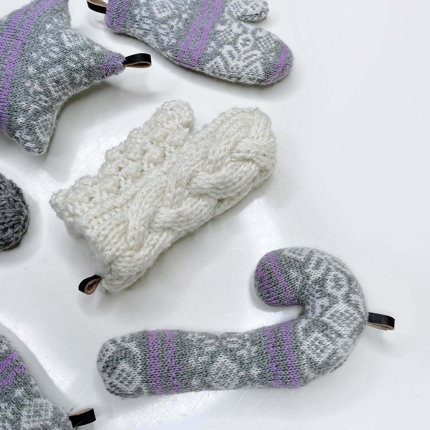 handmade knit plush ornament