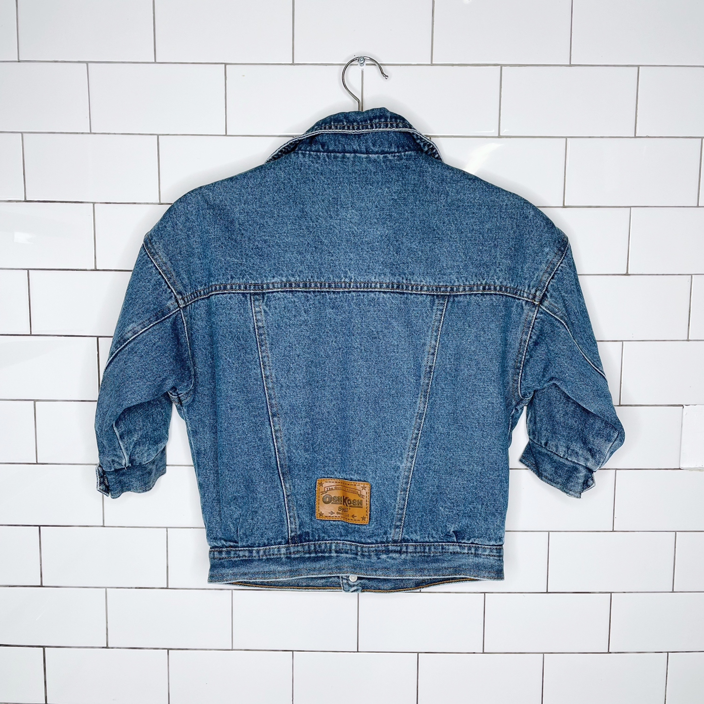 vintage oshkosh oversized denim jacket - size 4