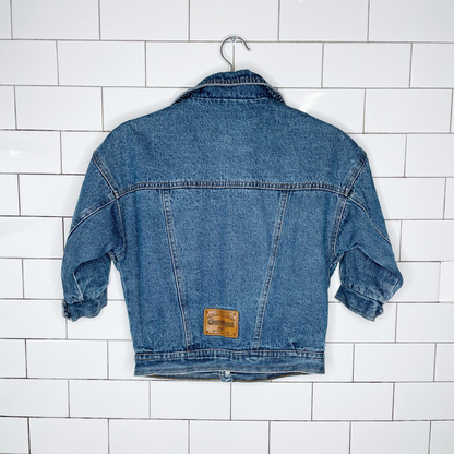 vintage oshkosh oversized denim jacket - size 4