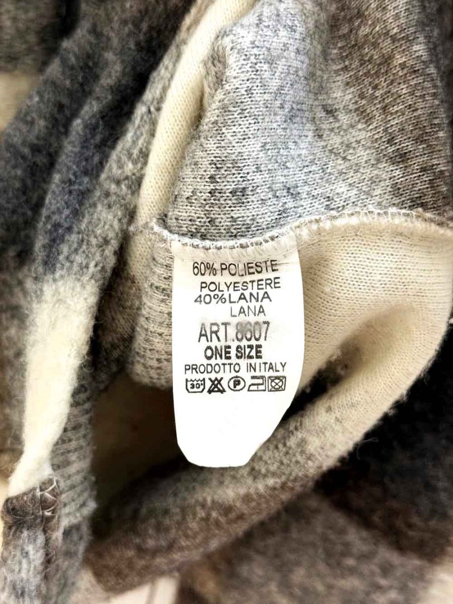 outfitbook wool - blend check shirt jacket | made in Italy - good market thrift store