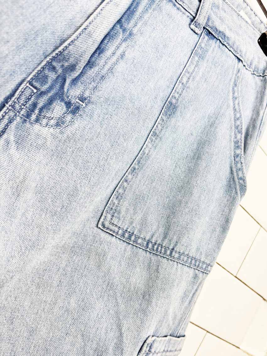outfitters wide leg utility pocket cropped jeans - good market thrift store