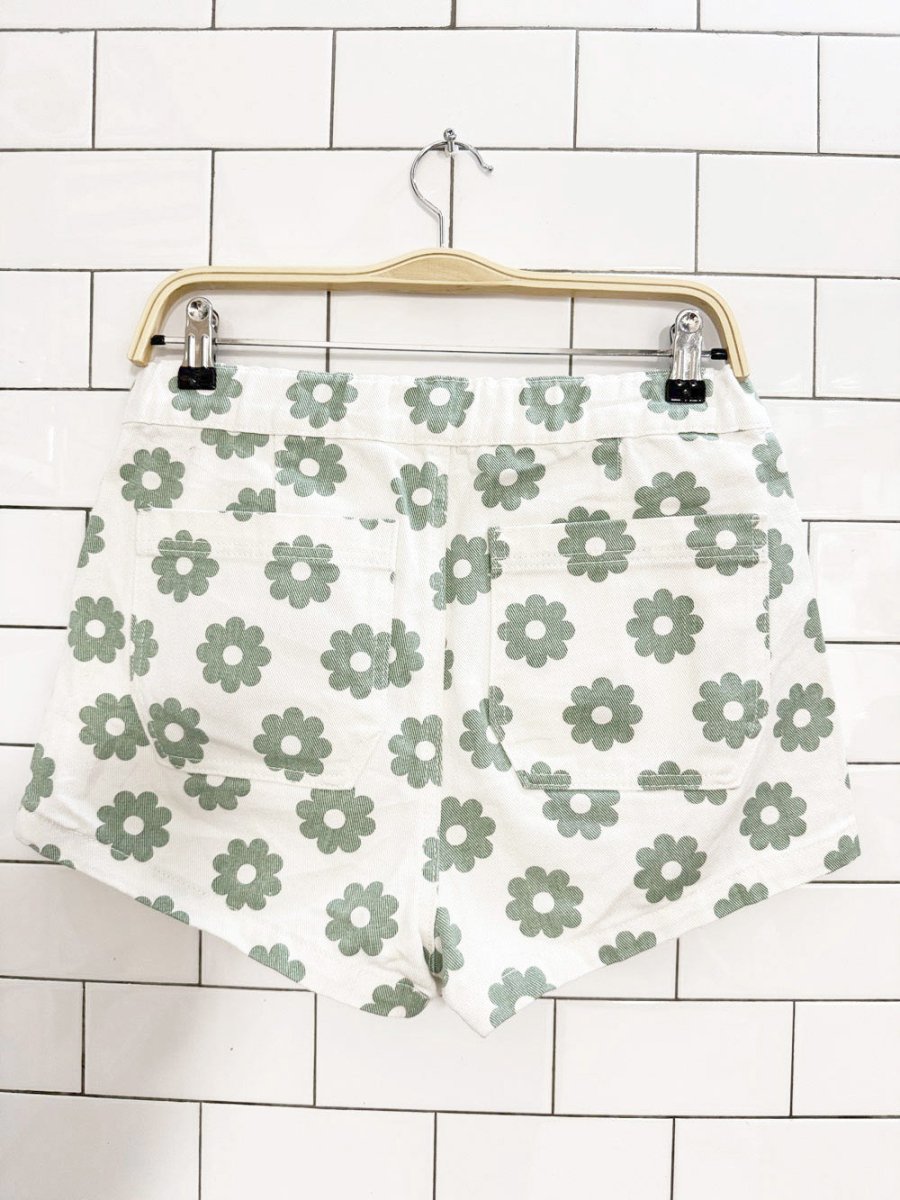 pacsun high rise floral denim shorts - good market thrift store