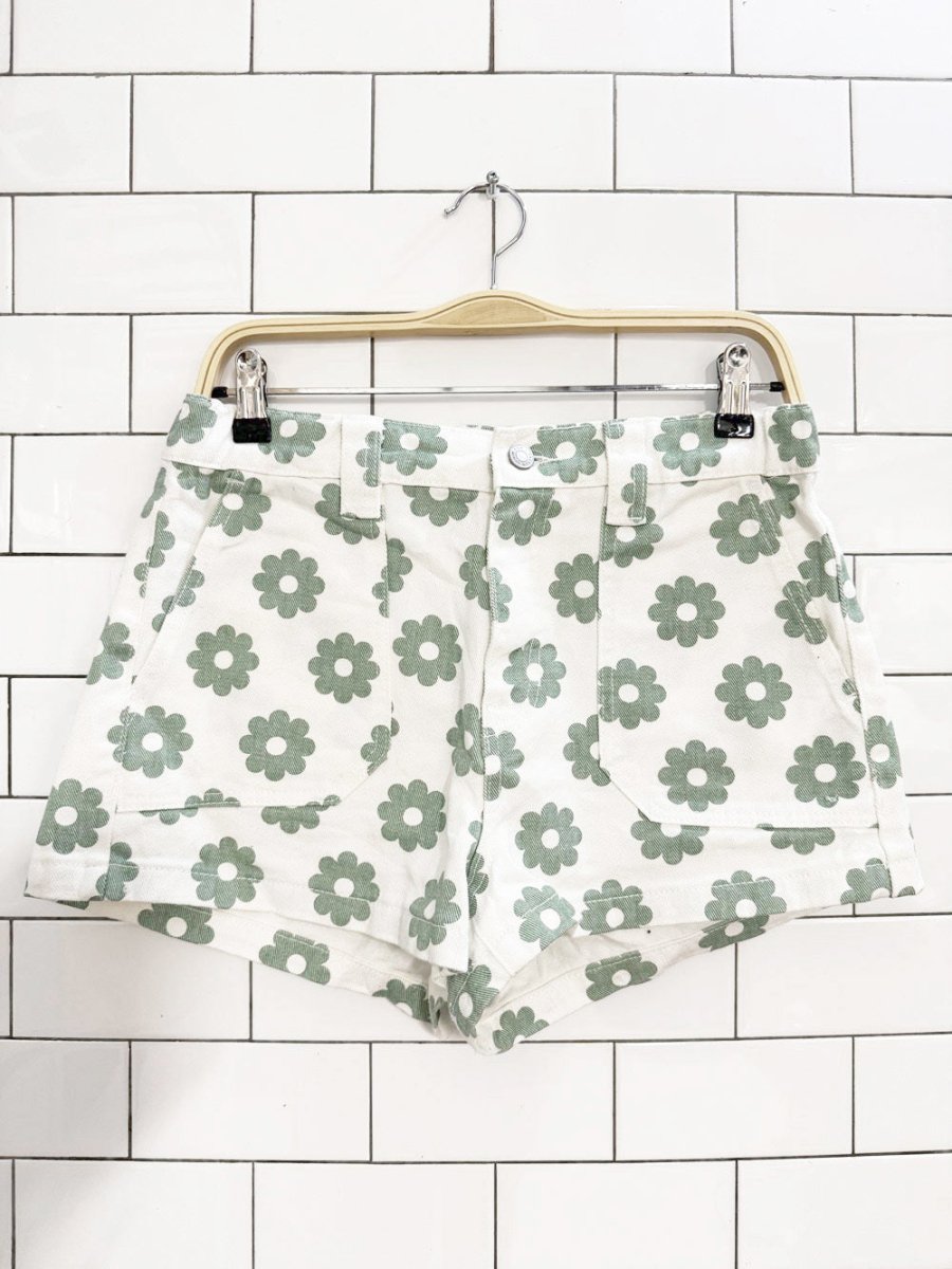 pacsun high rise floral denim shorts - good market thrift store