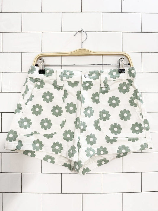 pacsun high rise floral denim shorts - good market thrift store