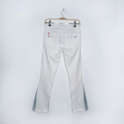 rework x paige jeans low rise kick flare