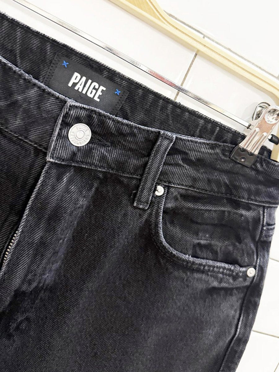 paige bermuda cut off denim shorts - good market thrift store