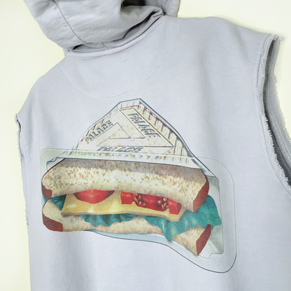 palace skateboards plow man sandwich hoodie - size large