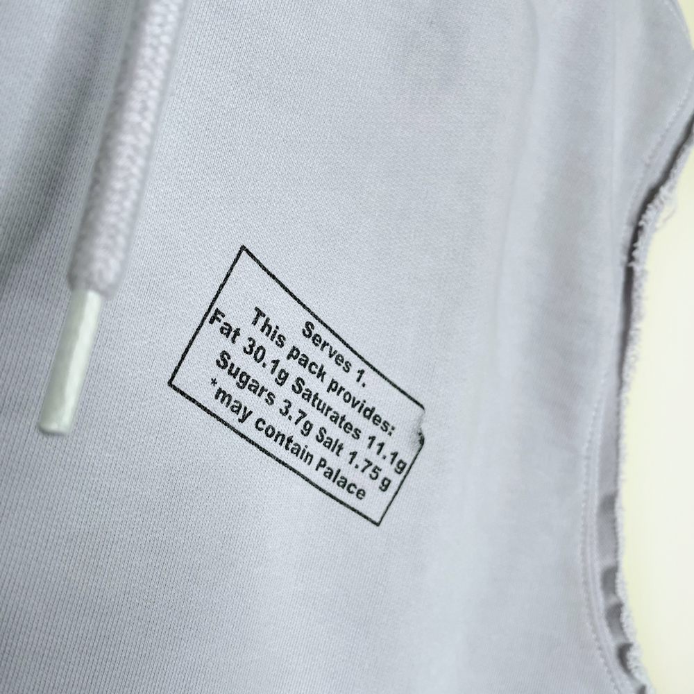 palace skateboards plow man sandwich hoodie - size large