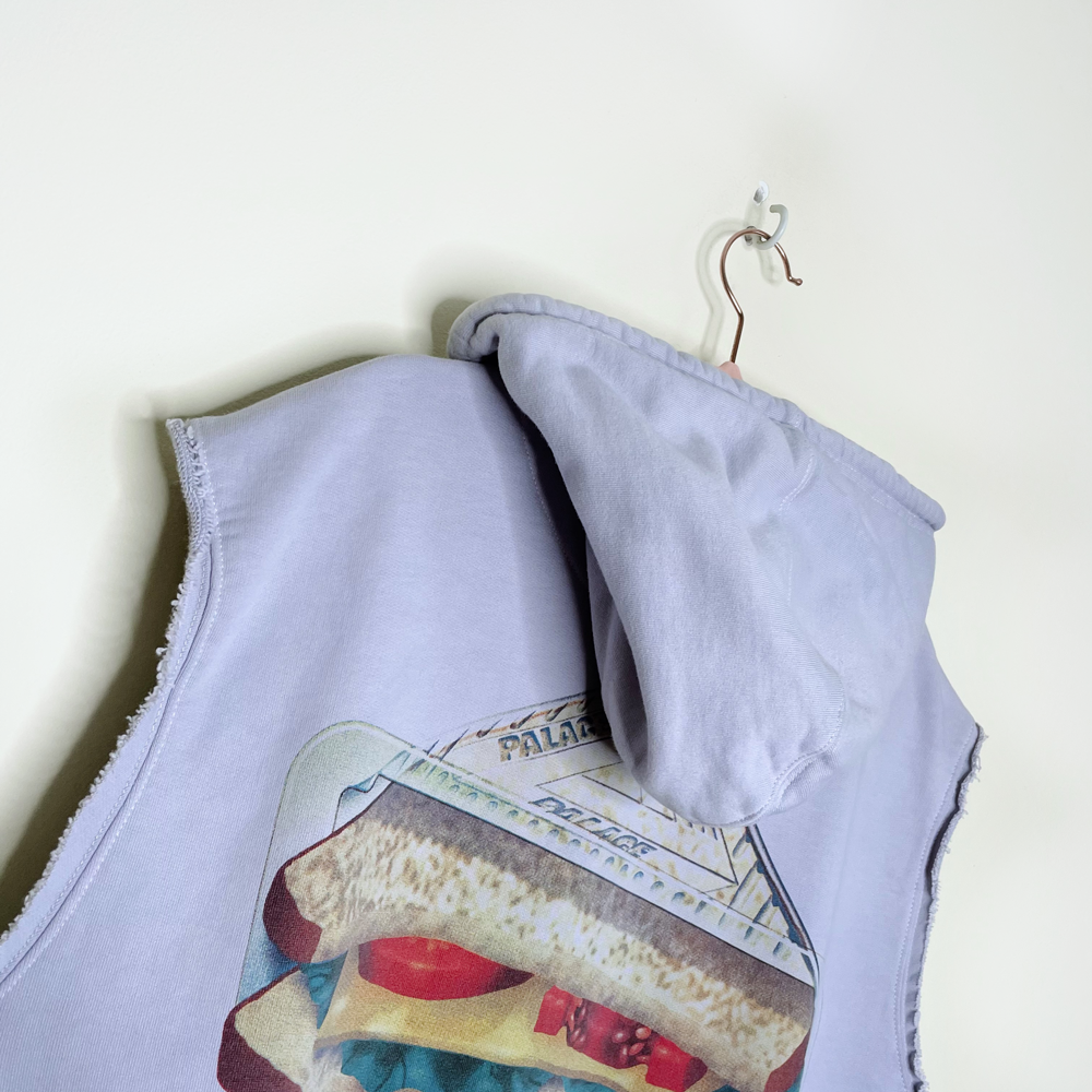 palace skateboards plow man sandwich hoodie - size large