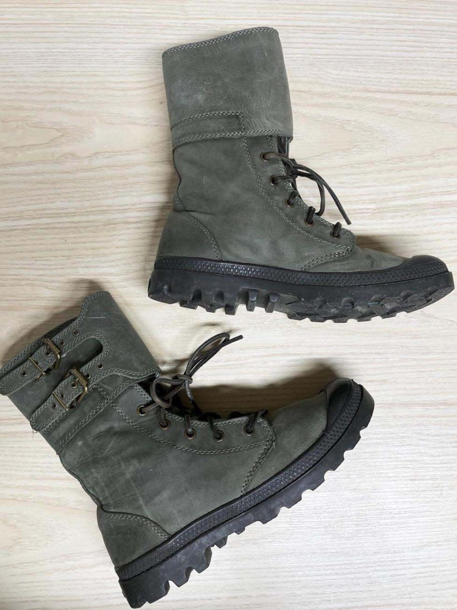 palladium pampa pelton leather buckle waterproof boots - good market thrift store