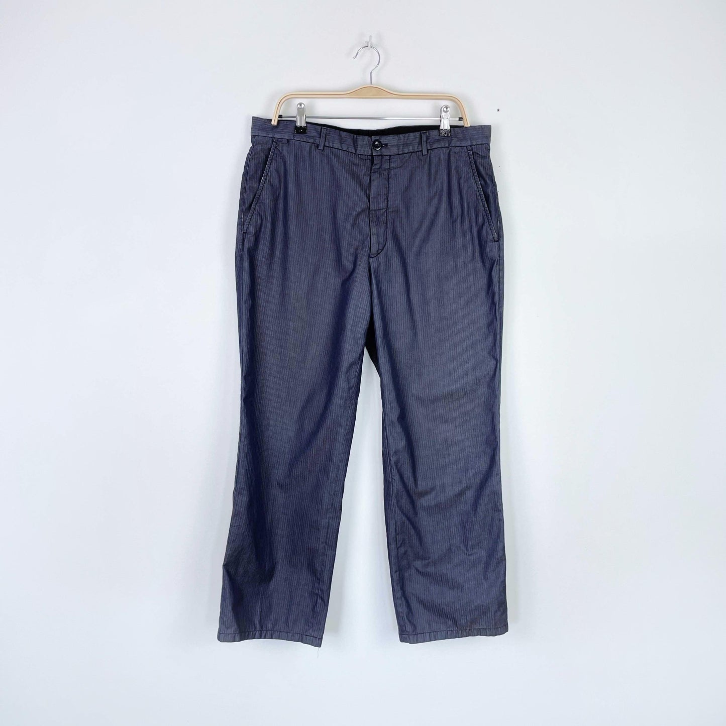armani collezioni herrinbone trouser