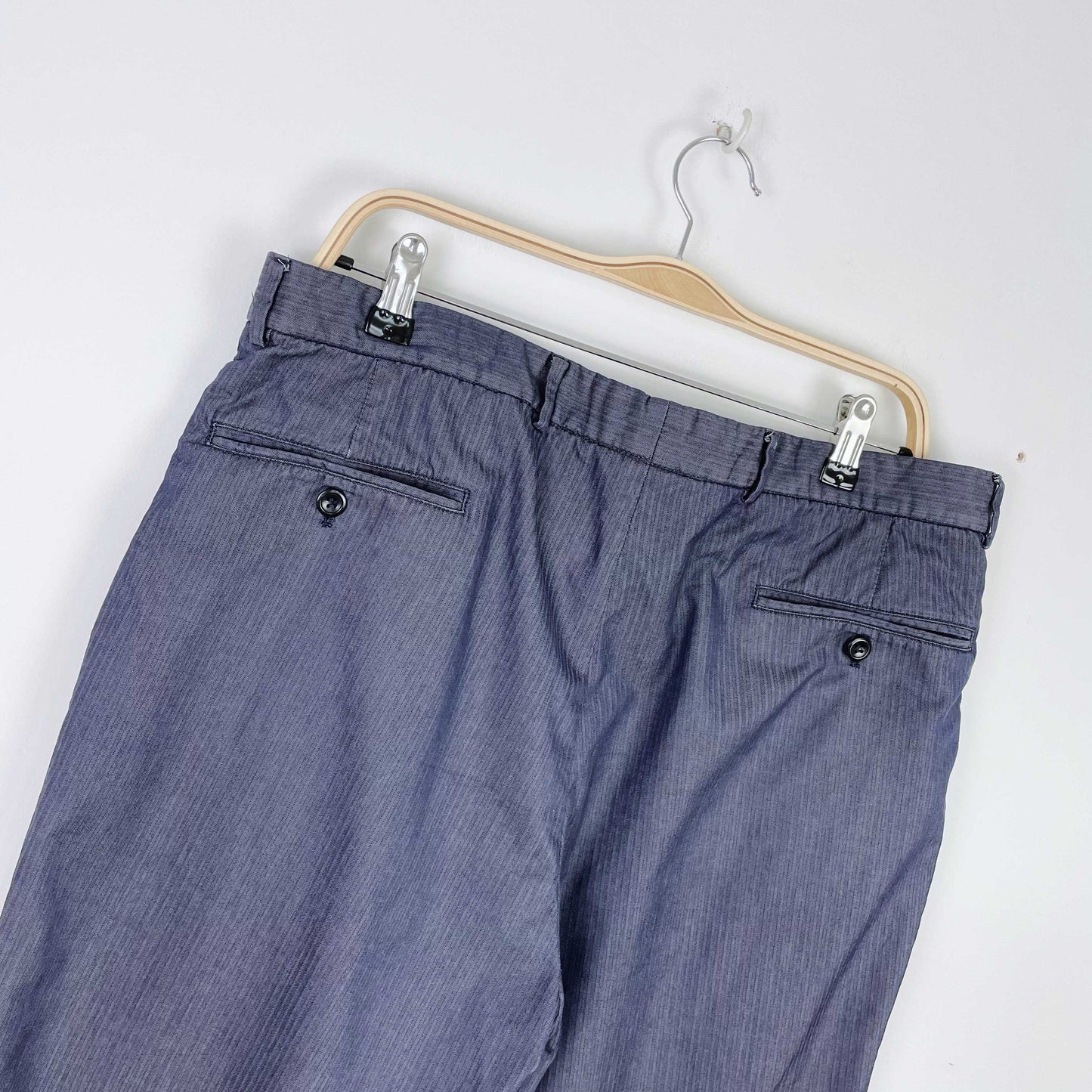 armani collezioni herrinbone trouser