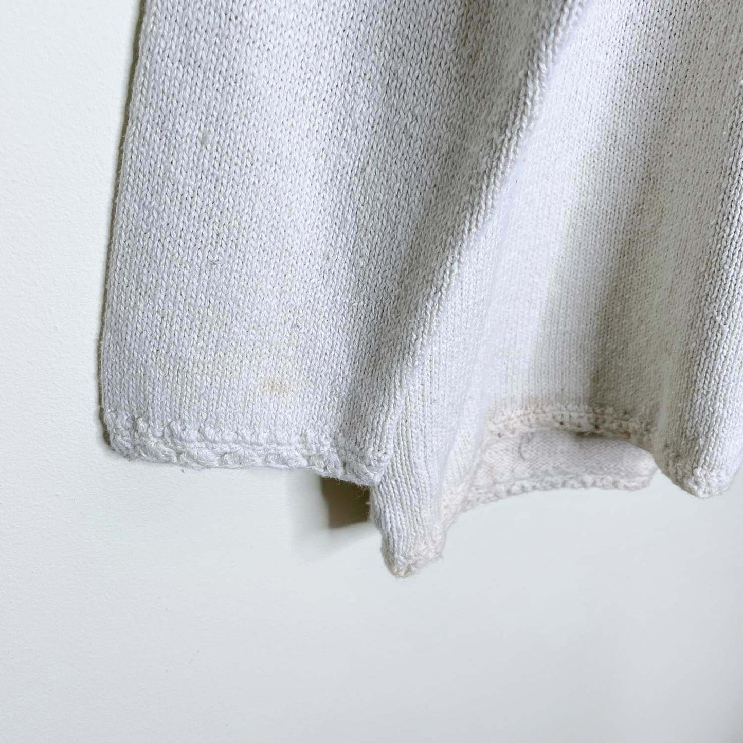 vintage 90s pariscope old saint nick scene knit sweater - size medium