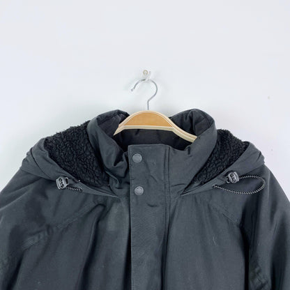 roots 2018 jasper black down parka - size xxl