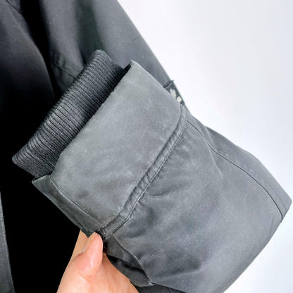 roots 2018 jasper black down parka - size xxl