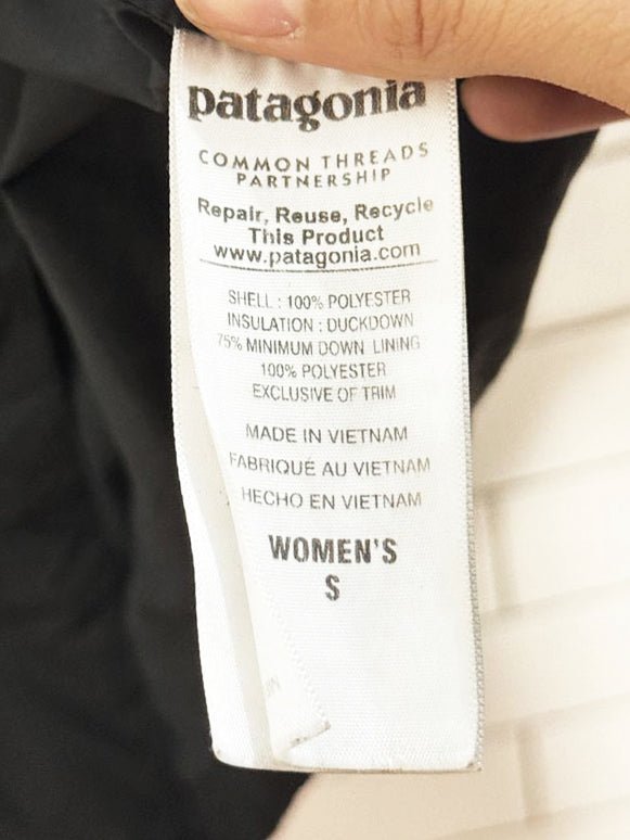 patagonia 600 - fill down with it duck down puffer coat | removable hood - good market thrift store