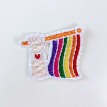 pride embroidered iron-on/sew-on patch