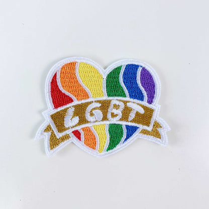pride embroidered iron-on/sew-on patch