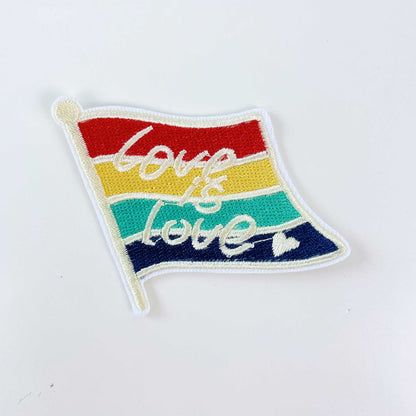 pride embroidered iron-on/sew-on patch