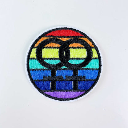 pride embroidered iron-on/sew-on patch
