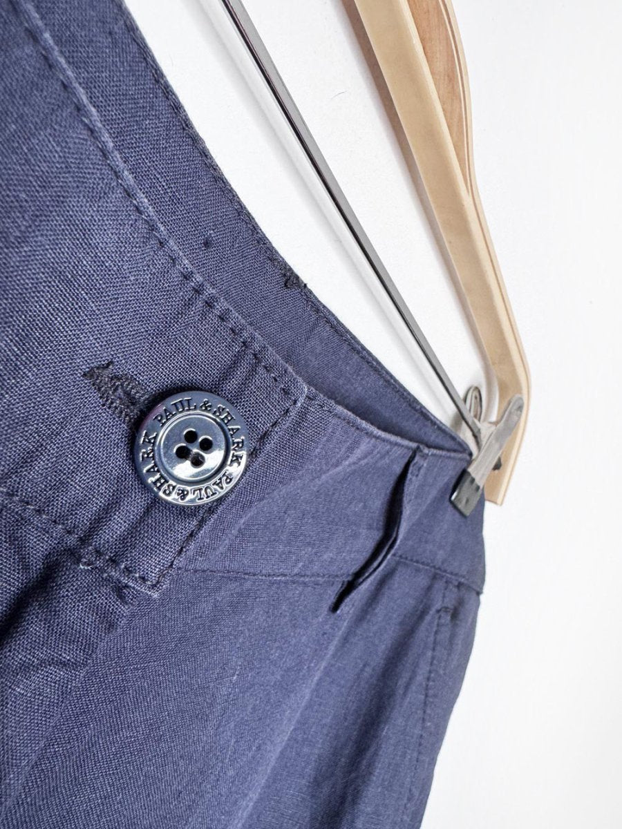 paul & shark 100% linen shorts | made in Italy - good market thrift store