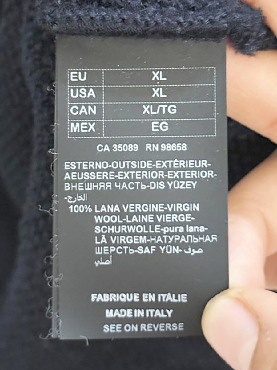 paul & shark 100% merino wool striped half zip sweater | made in Italy - good market thrift store