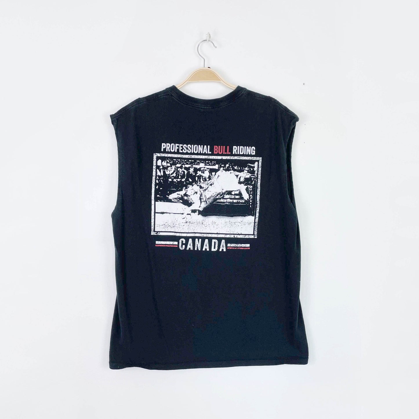 professional bull riding pbr canada muscle tee